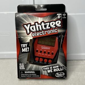 Hasbro Yahtzee Handheld Digital Game - A2125 - NEW- Sealed